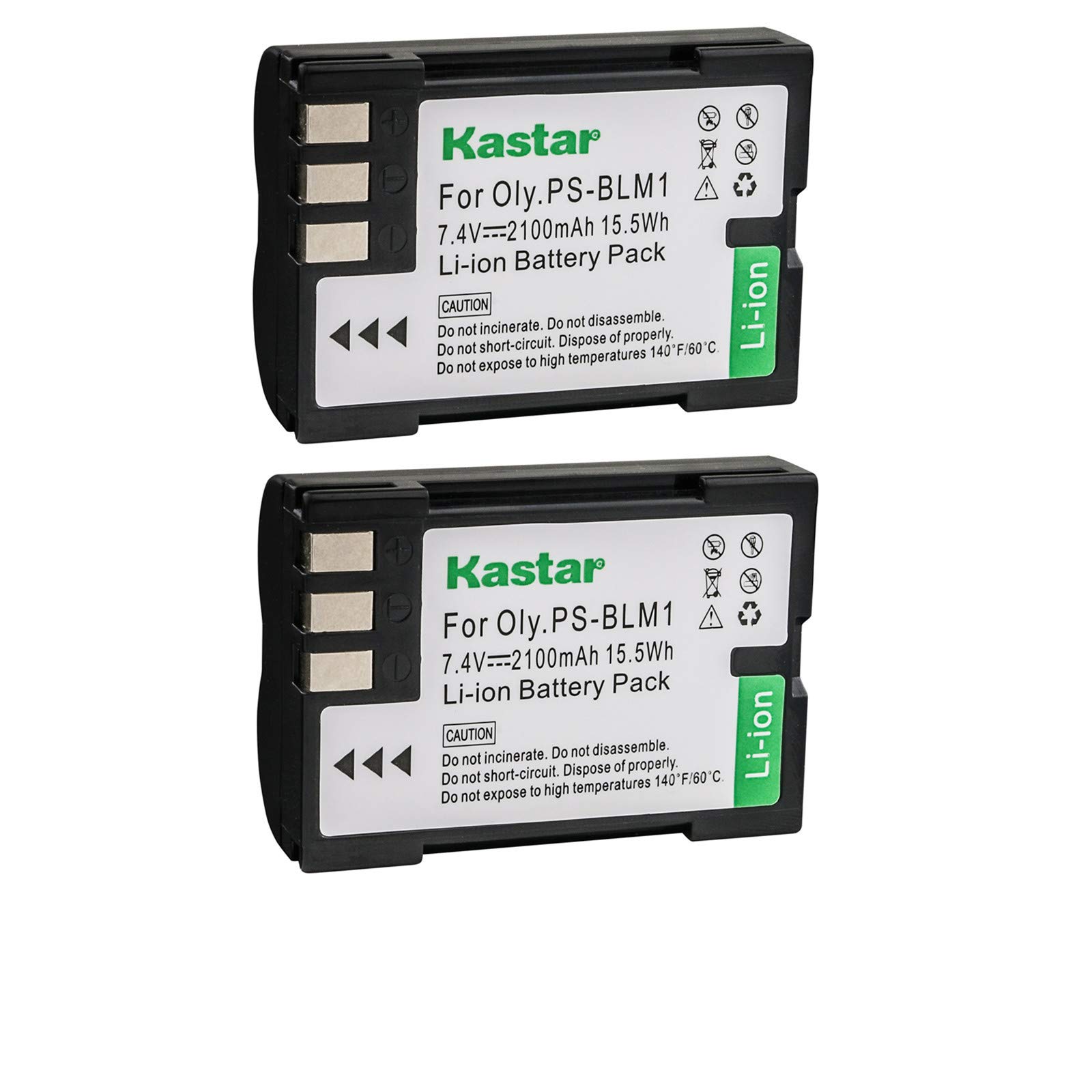 Amazon.com : Kastar Battery (2-Pack) for Olympus BLM-1, BLM-01, PS